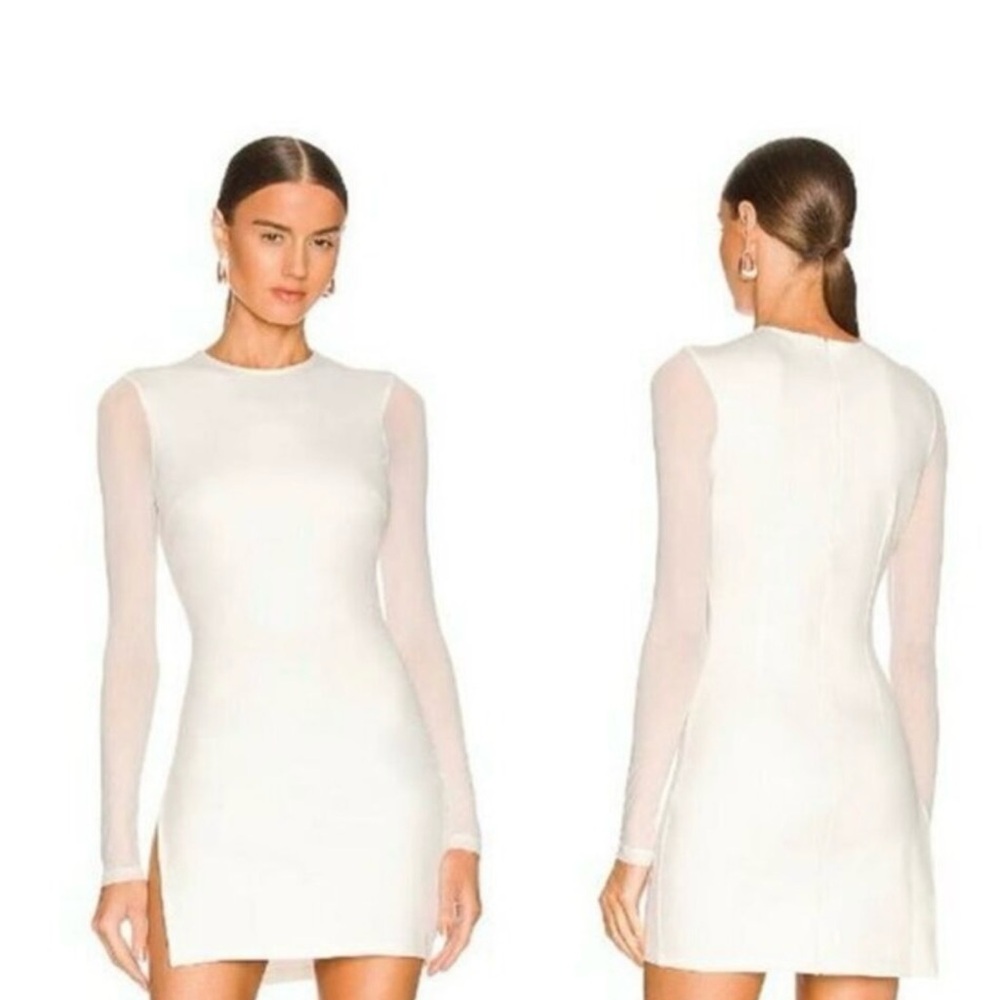 Superdown Nia Bodycon Dress - White